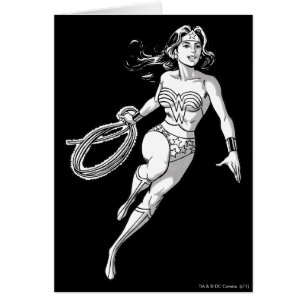 Wonder Woman Lasso noir & blanc