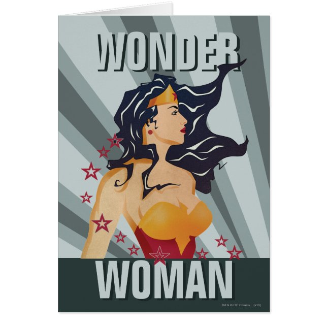 Wonder Woman Profil rétrospectif Sunburst (Devant)