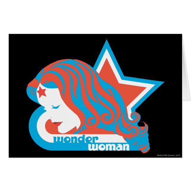 Wonder Woman Red & Blue Star (Devant horizontal)