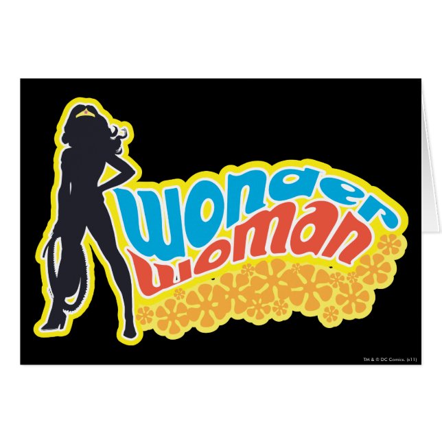 Wonder Woman Silhouette (Devant horizontal)