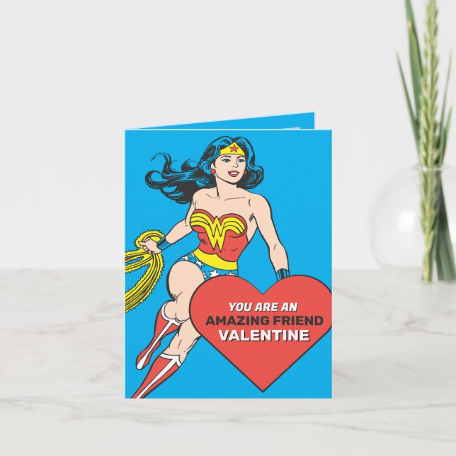 Wonder Woman Super Amie | Saint-Valentin (Devant)
