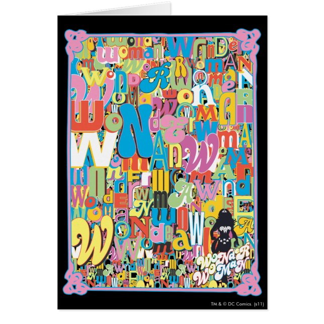 Wonder Woman Texte Collage (Devant)