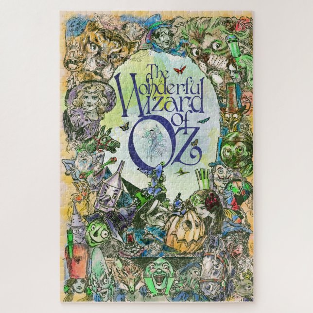 WONDERFUL WIZARD CLASSIQUE DE CARACTÈRE OZ PUZZLE (Vertical)