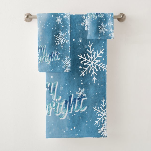 Wonderland d'hiver, Snowflakes Blue Holiday (En situation)
