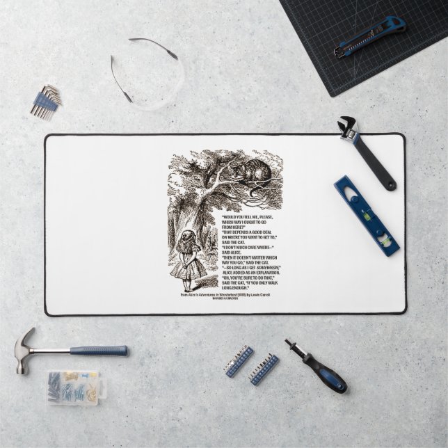 Wonderland Quelle Voie Je Devrais Aller Citer (Poste de travail)