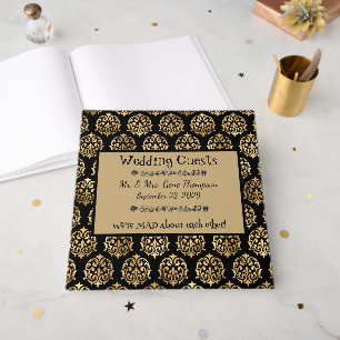 Wonderland Whimsy Black, Mariage d'or livre d'or