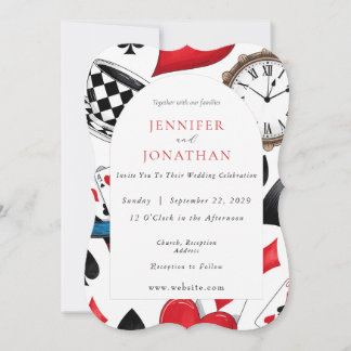 Wonderland Whimsy Faire-part de mariage
