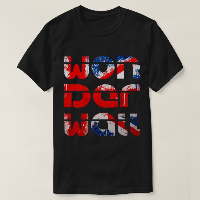 Wonderwall (UK flag) Oasis inspired T-Shirt Essent (Design devant)