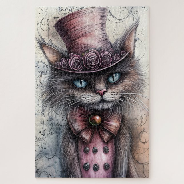 Wonka Cat Jigsaw Puzzle (Vertical)