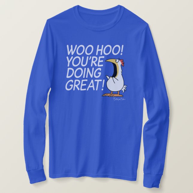 WOO HOO VOUS FAITES LE GRAND T-shirt Sandra Boynto (Design devant)