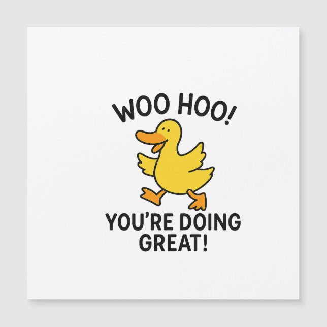 WOO HOO VOUS FAITES UN GRAND DUCKY DUCK (Devant)