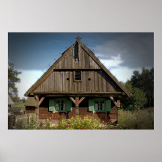 Wooden Cottage - Poster