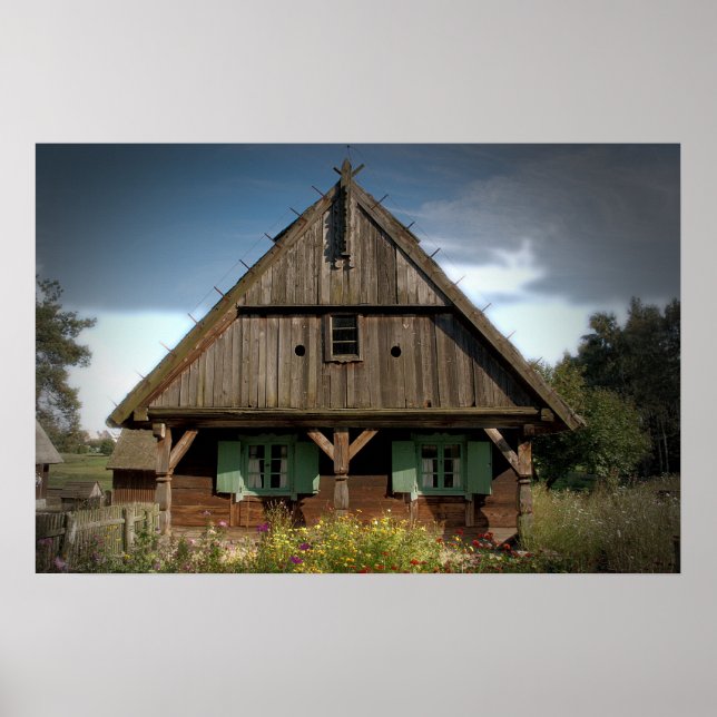 Wooden Cottage - Poster (Devant)