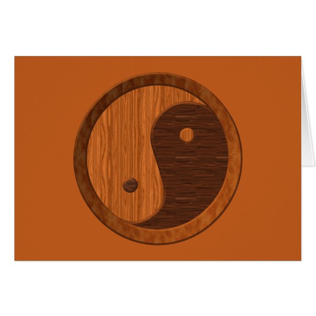 Wooden Yin Yang (Devant horizontal)