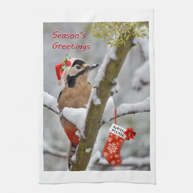 Woodies Christmas Cuisine Serviette (Vertical)