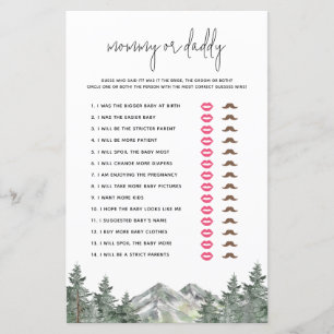 Woodland Baby shower Devine Qui A Dit Que C'Était