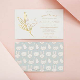 Woodland Fairytale Baby shower par Mail Invitation