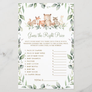 Woodland Greenery devine le bon prix jeu de bébé