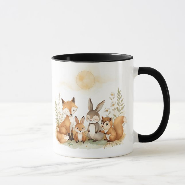 Woodland Harmony Mug – Cozy Kind_Ones Forest Art (Droite)