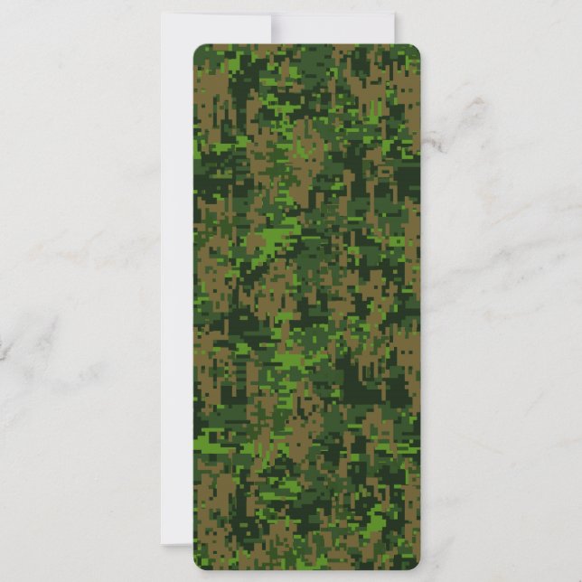 Woodland Style Digital Camouflage Accent (Devant)