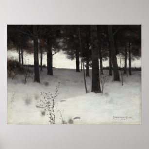 Woods en hiver - Charles W. Eaton Poster d'art