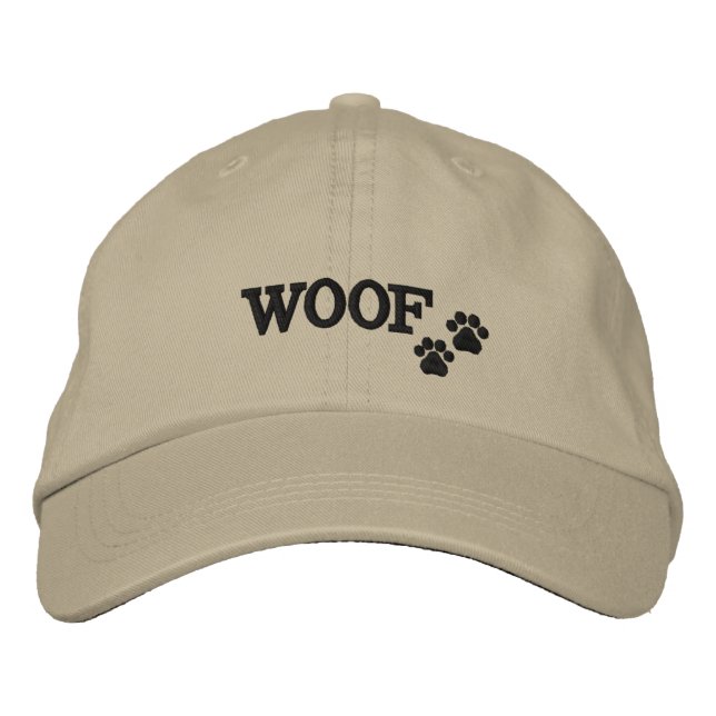 WOOF - Casquette brodé Empreinte de patte (Devant)