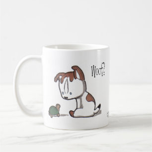 Woof ? Meow ! Kitty et tasse de chiot !