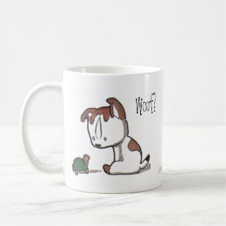 Woof ? Meow ! Kitty et tasse de chiot !