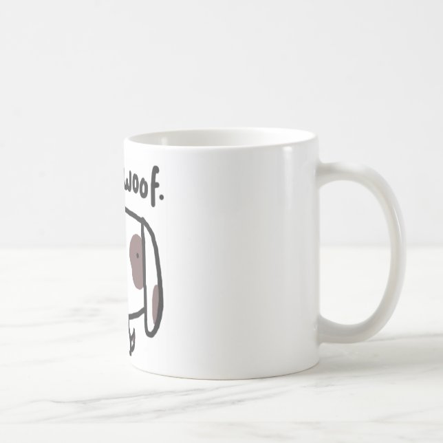 Woof. Tasse de chien (Droite)