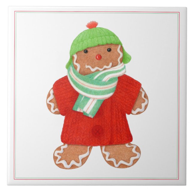 WOOLIE GINGERPREAD 6x6 Carreaux céramiques (Devant)