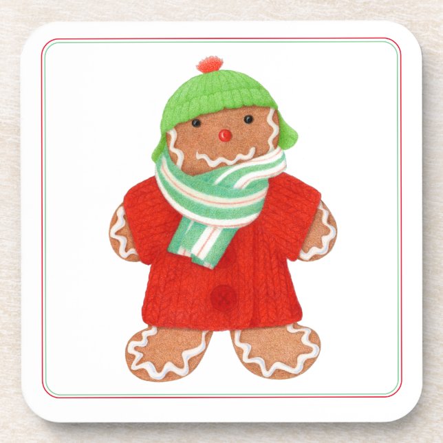 WOOLIE GINGERPREAD Dessous de verre en plastique d (Devant)