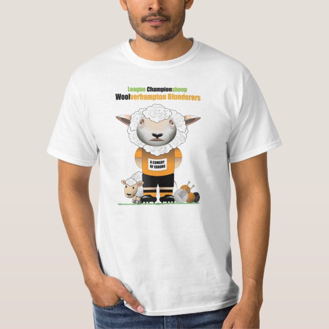 Woolverhampton Blunderers Funny Football T-shirt (Devant)