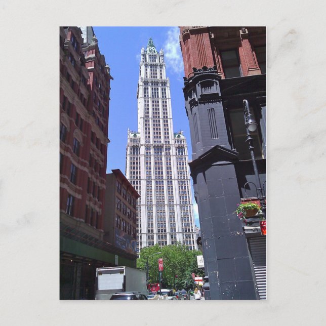 Woolworth Building, carte postale (Devant)