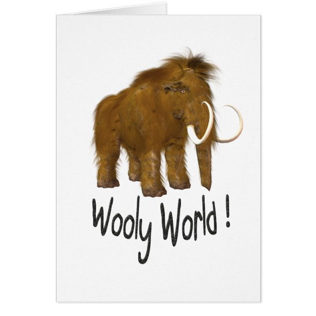 "Wooly World" Mammoth laineuse (Devant)