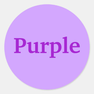 Word couleur violet sur les stickers Lavender