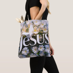 Word Jésus sacs fourre-tout chrétien