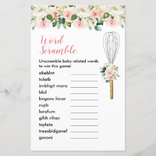 Word Scramble Jeu rose Floral Bientôt être Whisky