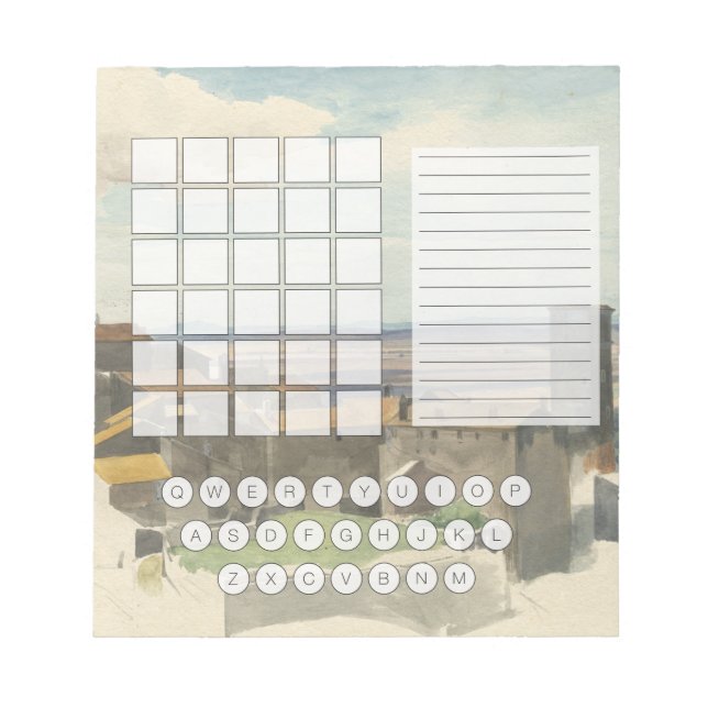 Wordle Scratch Carnet - Tivoli (Devant)