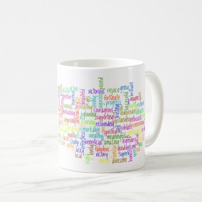 Words Mug (Devant droit)