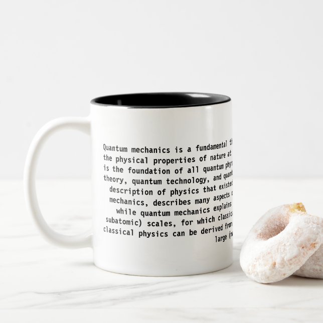 Wordy Coffee Mug (Avec donut)