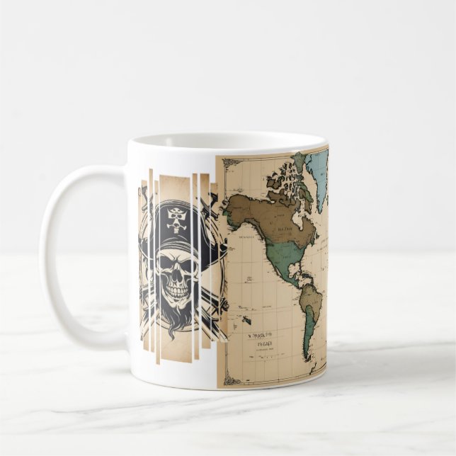 World map mug (Gauche)