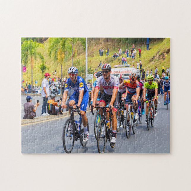 World Tour Cyclisme Course Jigsaw Puzzle (Horizontal)