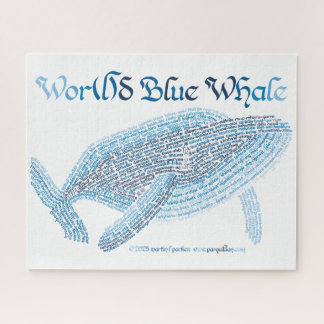 World Word Blue Whale Puzzle