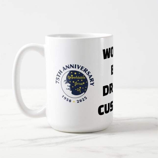 World's Best Drive In Customer Mug (Gauche)