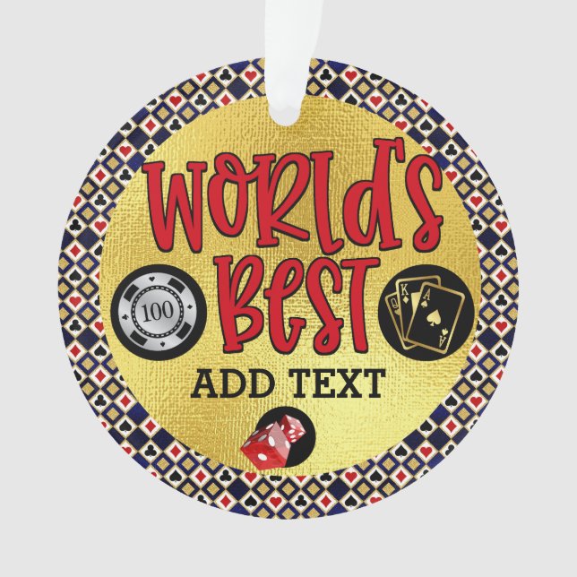 World's Best You Name It Ornament (devant)