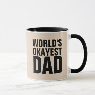 WORLDS OKAYEST PAPA CAFÉ MUGS