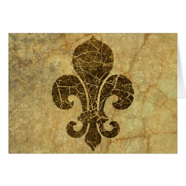 Worn Fleur De Lis (Devant horizontal)