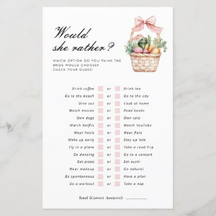 Would She Rather Fresh Off The Market Jeu de maria