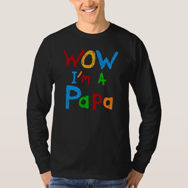 Wow, je suis un Papa Tshirts et GIfts (Devant)