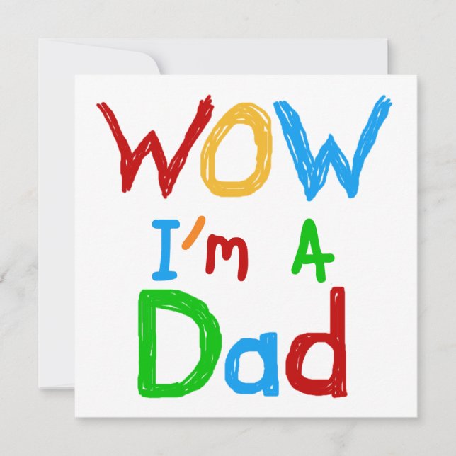 WOW Je suis un t-shirt papa et des GIfts (Devant)